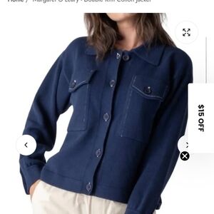 Margaret O'Leary Deep Navy Utility Jacket